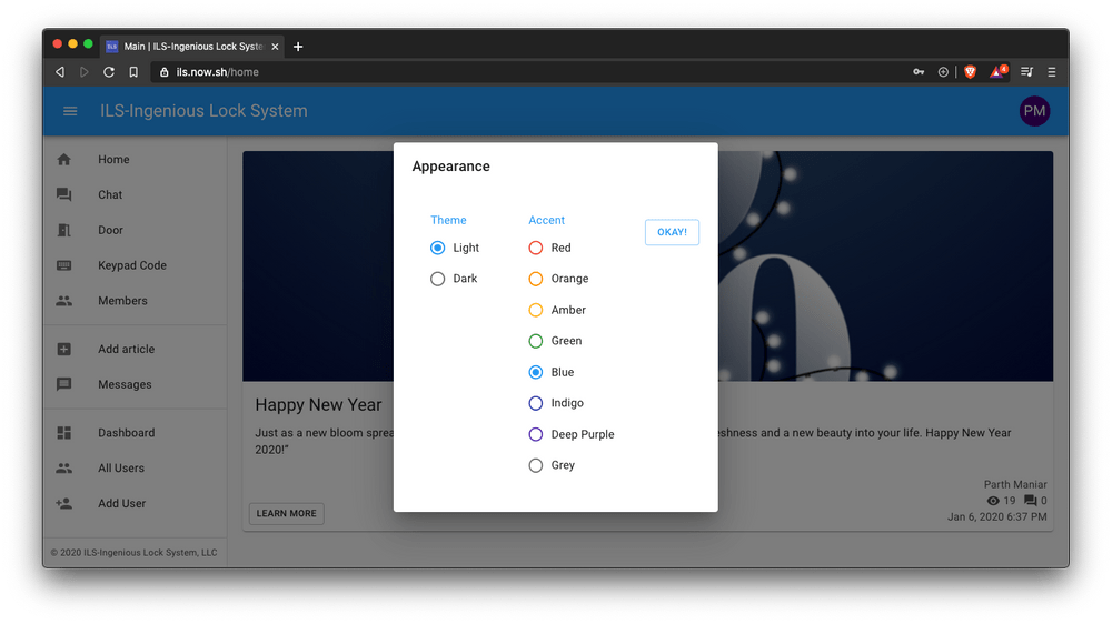 Ingenious Lock System - Theme
